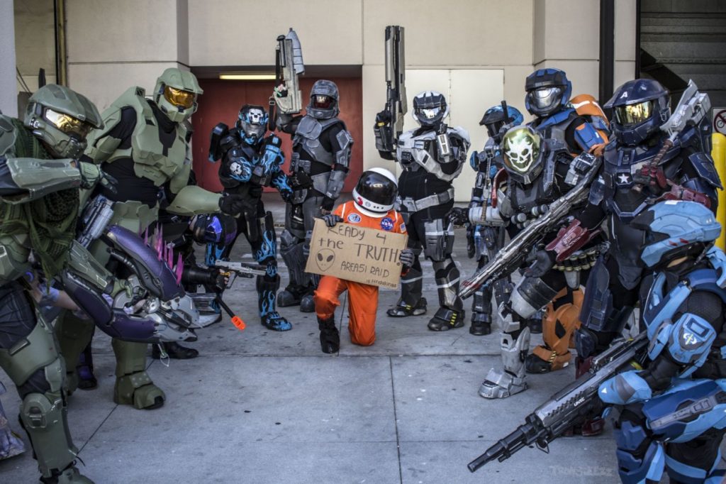 Spartans planning to take place in the Area 51 Raid.